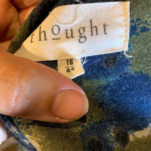 Sustainable Organic Cotton Women's Dress size 16 Lined Soft Warm Thick Quality - Picture 5 of 9